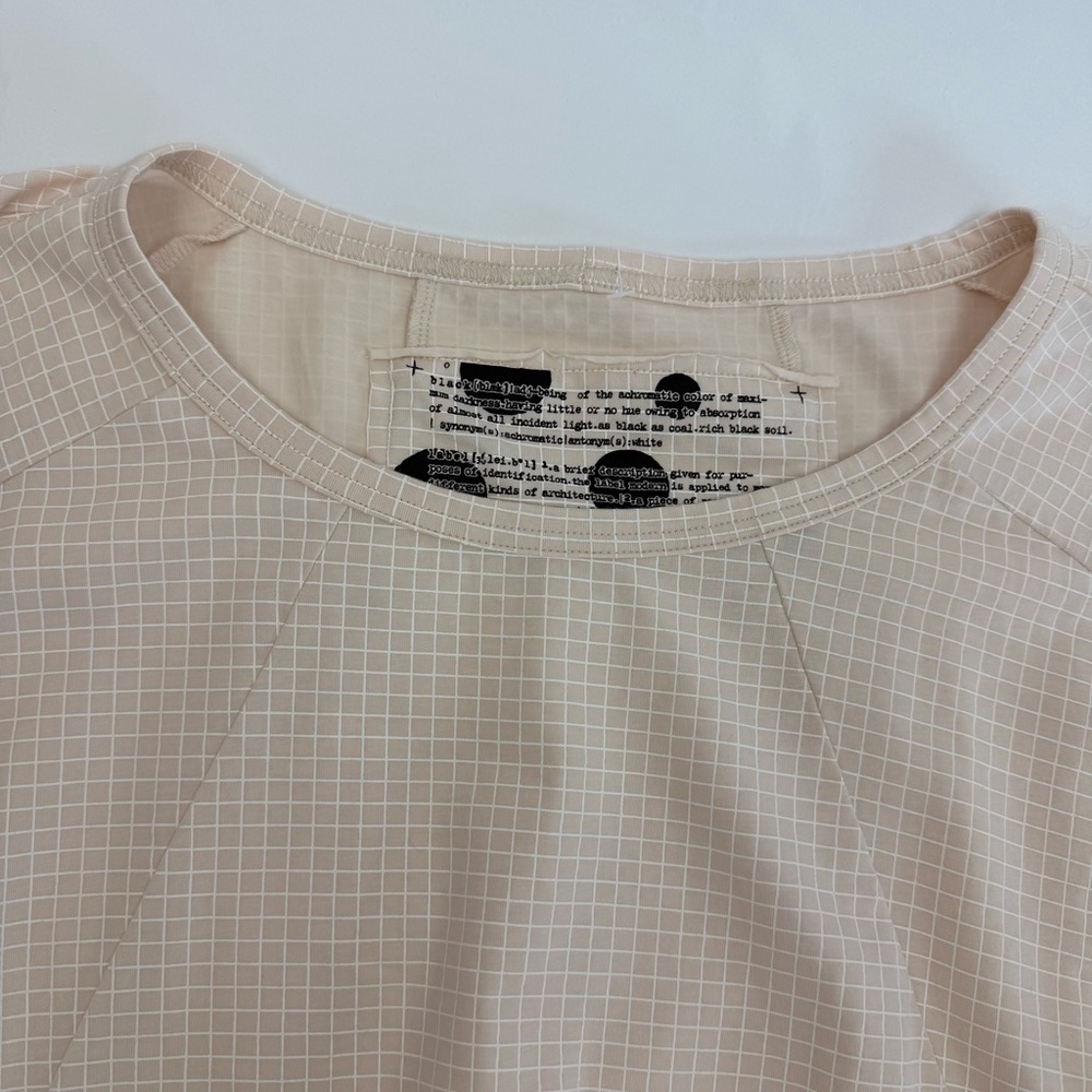 Rundholz Black Label Tunic Dress Flared Hemline Rose Print Check Beige White - Picture 9 of 12